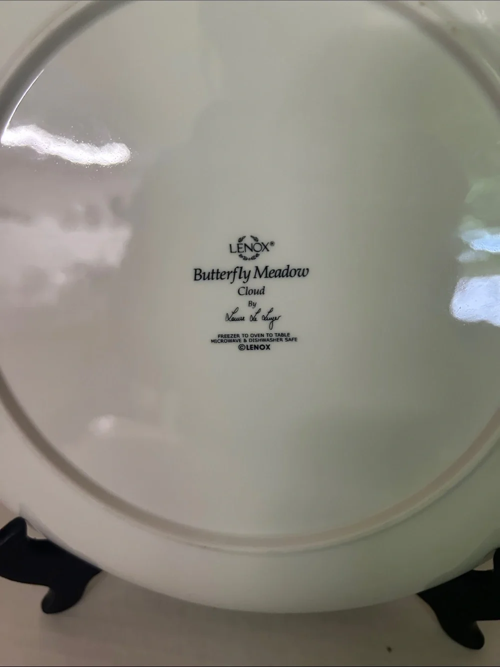 Vintage Lenox Butterfly Meadow Cloud Replacement plate 11 inch